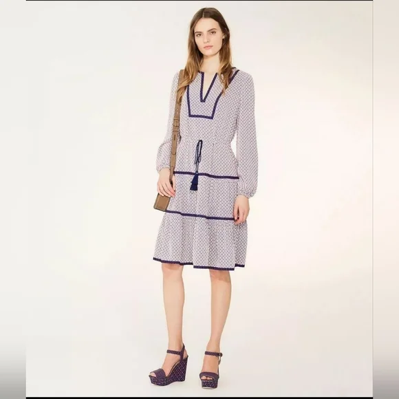 Tory Burch Haven Printed Canvas Platform Sandal - Picture 2 of 7